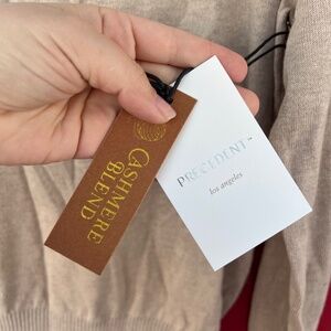 Cashmere Blend Wool Men's Sweater Long Sleeve Shirt Medium Luxury Warm Winter